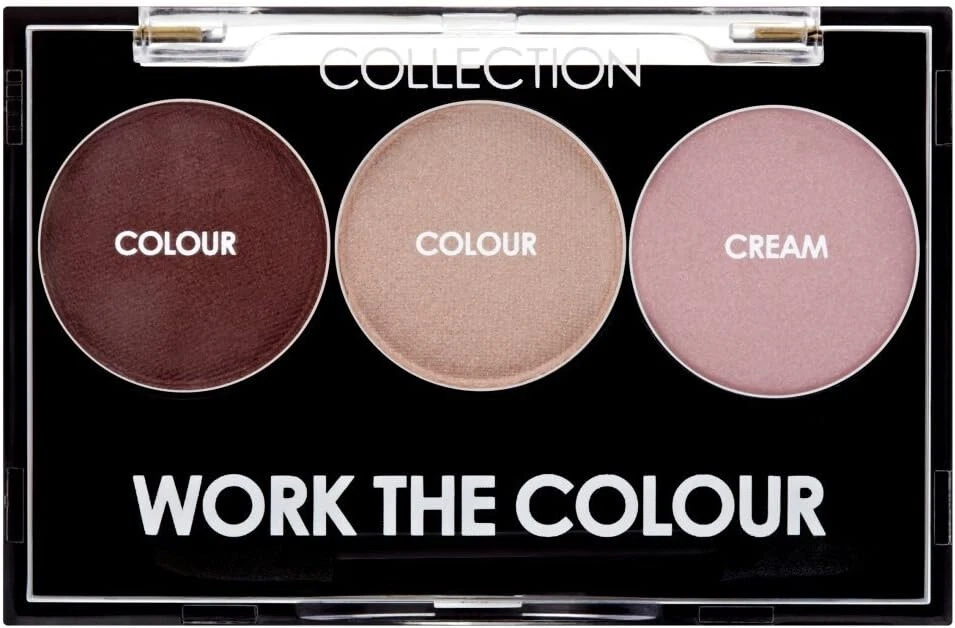 COLLECTION  Eye Shadow  Work The Colour  NAUGHTY N NUDE  TRIO - Image 1 of 1