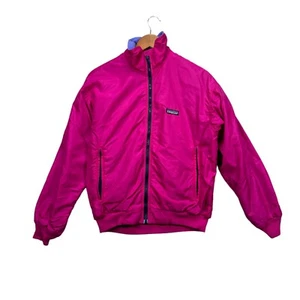 Chaqueta forrada de lana con cremallera Patagonia para mujer rosa esquí invierno nieve de colección EE. UU. talla 10 XL - Imagen 1 de 4