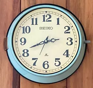 Vintage Sklaven Maritime Uhr nautische Navigation Quarzuhr Seiko Japan Aqua - Bild 1 von 8
