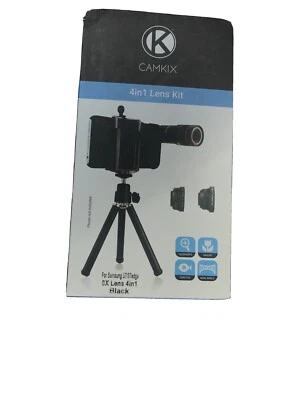 CAMKIX 4 IN 1 LENS Kit Black- New In Open Box - Изображение 1 из 3