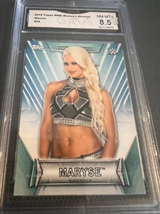 MARYSE 2019 TOPPS WWE WOMEN'S # 24 GRADED 8.5 L@@@K - Picture 1 of 2
