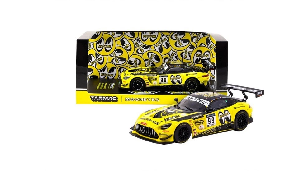 TARMAC WORKS Hobby43 Mercedes-AMG GT3 Indianapolis Modellino auto pressofuso ... - Immagine 1 di 4