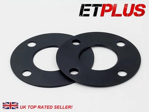 2 x 3mm Hubcentric Wheel Spacers 4x108 63.4 fits Ford Fiesta Focus Escort Mondeo - Picture 1 of 2