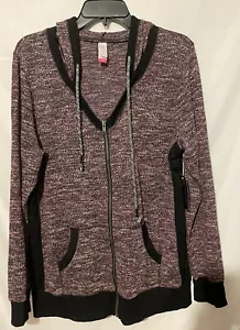 Juniors Kapuzenpullover neu mit Etikett No Boundaries XXL rosa/schwarz mit Reißverschluss - Bild 1 von 4