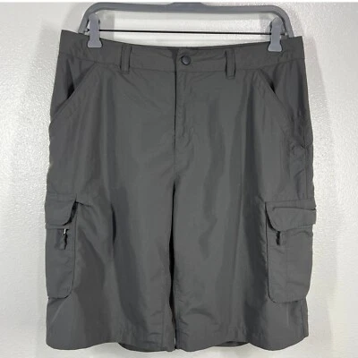Pantalones Cortos de Carga REI Co-op Sahara Senderismo Viaje Exterior Nylon Gris Talla 12 Foto 1 de 4