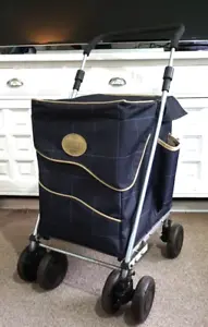 GENUINE Sholley  Delux 6 Wheels Shopping Trolley Foldable Mobility Aid RRP £275 - Picture 1 of 21