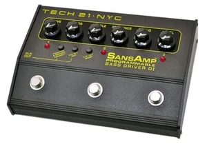 Tech 21 Sansamp Bass Driver DI Programmable Bass Guitar Pedal 3-ch Program Box - Picture 1 of 4