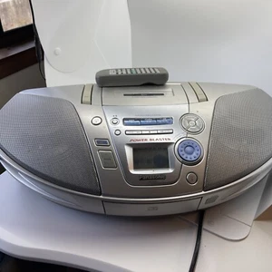 Panasonic RX-ES25 AM/FM Radio CD Cassette Player Boombox with 1 Remote Tested - Picture 1 of 9