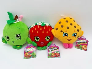 SIE WÄHLEN: Neu Shopkins Sammlerstücke Plüsch Apfelblüte Erdbeere Kiss Cookie - Bild 1 von 13