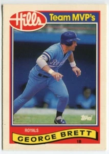 1989 Topps Hills Team MVP's #3 George Brett Kansas City Royals - Picture 1 of 2
