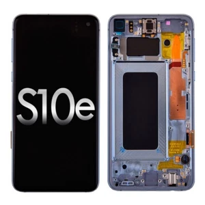OLED Screen Digitizer with Frame Replacement for Samsung Galaxy S10e G970 A+++ - Picture 1 of 30