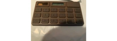 Scholastic Chocolate Bar Shaped Calculator Solar Powered with factory box new - Image 1 of 3