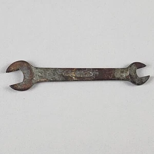 Vintage HM Honda Motors Open End Wrench 10mm 14mm Mechanic Technician Rustic - Picture 1 of 6