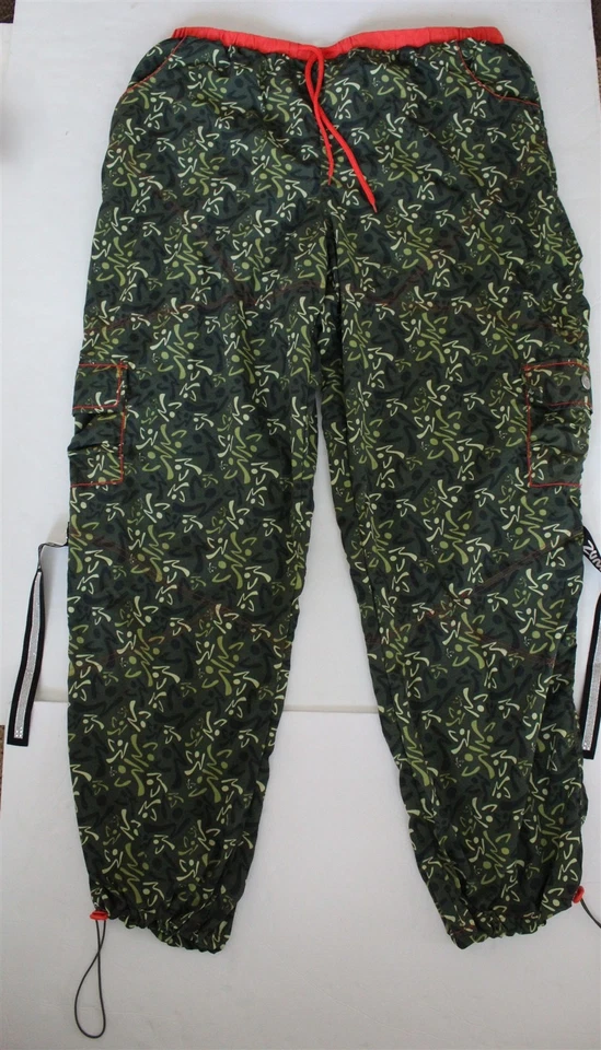 Calça Zumba Cargo verde laranja fitness dança masculina XXL  - Imagem 1 de 4