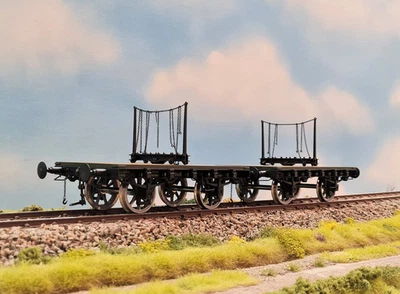 Fine Models Gauge 1 823331 Wood Freight Car Type 333 H Langholzwagen 7469 7470 - Image 1 of 2