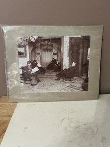 Antique 1897 Professionally Framed Photograph~Fieldhouse Family~Elkhart, IN - Imagen 1 de 9