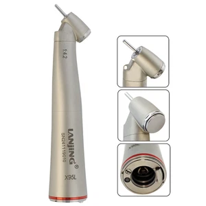 Dental 1:4.2 Increasing Surgical Electric Handpiece 45 Degree LED Contra Angle - Picture 1 of 18