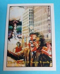 #29 "Terrorist Attack" Trading Card Titled "THE END OF NEW YORK?!" Free Shipping - Picture 1 of 2