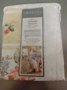 Cenefa forrada en capas Croscill Princess con borde de ojales nueva con etiquetas 88" x 15" - Imagen 1 de 14