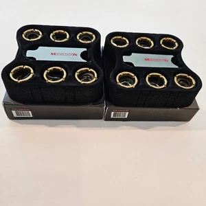 2 sets-Monsoon 6pk G1/4 1/2 ID, 5/8 OD Hardline Fitting, Gold - Picture 1 of 3