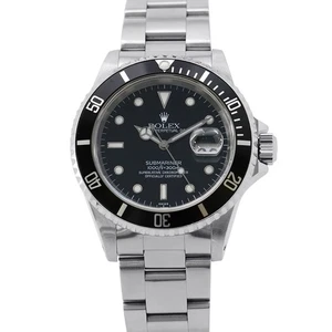 ROLEX Submariner Data 40 mm Acciaio Inox Quadrante Nero 16610 - Foto 1 di 13