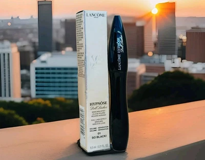 Máscara efecto pestañas muñeca LANCOME HYPNOSE ~ 6,5 ml/0,21 oz ~ #01 TAN NEGRA ~ NUEVA Foto 1 de 4