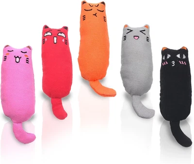 Plush Cat Chews with Catnip, Feline Mood Enhancer, Oral Care Assistant, Gum Mass - Image 1 of 4