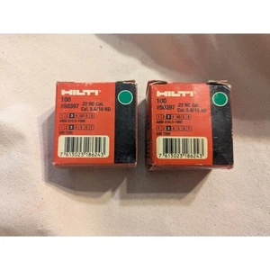 2 Stück Hilti 100 50397 22 NC Cal 5,6/16 ND Green Low L Kartuschen insgesamt 200 - Bild 1 von 6
