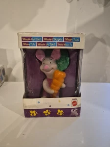 1990s Winnie The Pooh Squeezie’s Tub Squeaky Toy Rubber Piglet Vintage Mattel - Picture 1 of 4