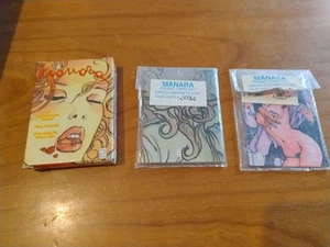 Milo Manara Sound & Vision 45 Cards Set + Promo Limited Edition 1994 - Foto 1 di 10