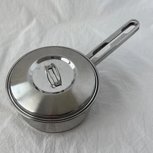 Sartén para Salsa Tramontina con Tapa 18/10 Acero Inoxidable 16 cm Hecha en Brasil - Imagen 1 de 13