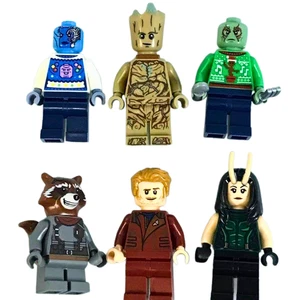 LEGO Marvel Guardians of the Galaxy Minifigure Star-Lord Groot Rocket Mantis - Picture 1 of 8