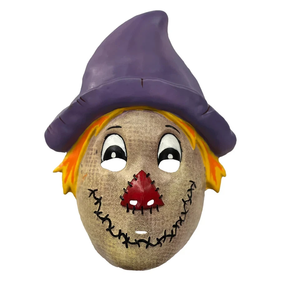Mask Halloween Ends "Corey's Scarecrow Mask" Colorful Frontal Face Plastic Mask - Image 1 of 1