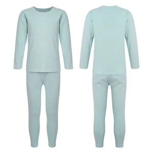 Kids Boys Girl's Shirt With Pants Set Long Sleeve Sleepwear Holiday Warm Sport - Picture 1 of 89