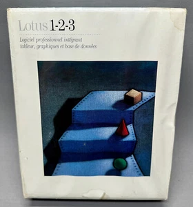 Logiciel Lotus 1-2-3 version 2.01 Français disquettes 5.25“ NEUF IBM PC - Photo 1/6