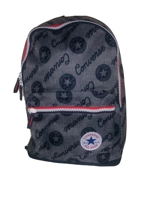 Mochila Converse AllStar Chuck Taylor All Over Logo Gris y Azul Marino Nueva con Etiquetas Unisex Foto 1 de 4
