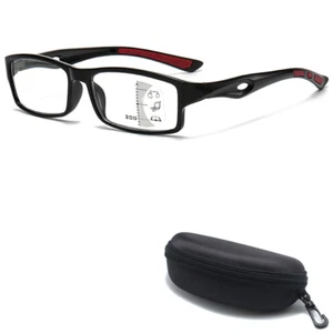 Progressive Multifocus Reading Glasses Stylish Reader Anti Blue Light EyeGlasses - Picture 1 of 20