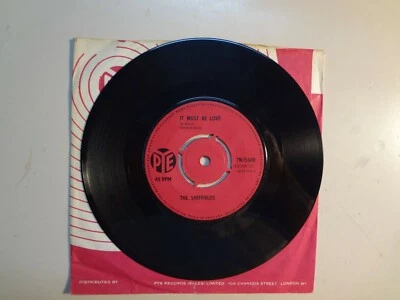 SHEFFIELDS: (w/Jimmy Page Zep) It Must Be Love-Say Girl-U.K. 7" 64 PYE 7N 15600  - Image 1 of 2