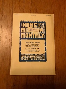THE HOME MISSION MONTHLY June, 1921 Vol. XXXV No. 8 - Picture 1 of 2