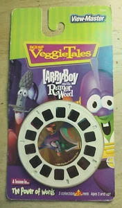 Veggie Tales Larry Boy and the Rumor Weed 3d View-Master 3 Reel Packet SEALED - Picture 1 of 3
