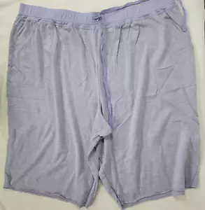 Sonoma Life PJ Pijama Pantalones/Pantalones Cortos Para Mujer Púrpura Gris Rayas Prendas para Dormir NUEVO 3X - Imagen 1 de 7