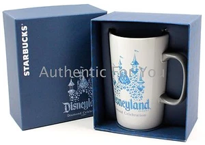 NUEVA taza de cerámica Disneyland 60th Diamond Celebration Disney Starbucks taza 16 oz - Imagen 1 de 3