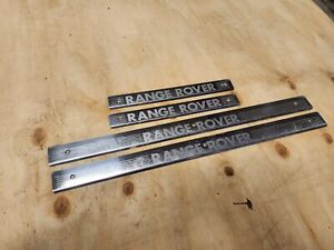DOOR SILL SCUFF PLATES TRIM MOLDING FRONT AND REAR OEM RANGE ROVER LAND 96-02