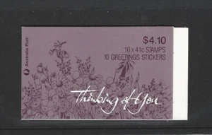 AUSTRALIA 1990 $4.10 GREETINGS BOOKLET SB69 - Picture 1 of 1