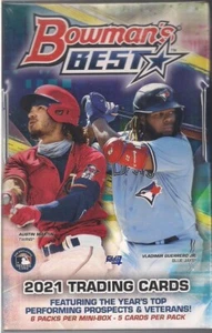 2021 Bowman's Best MLB Baseball Factory Sealed Master Hobby Box 4 Autographs - Picture 1 of 4