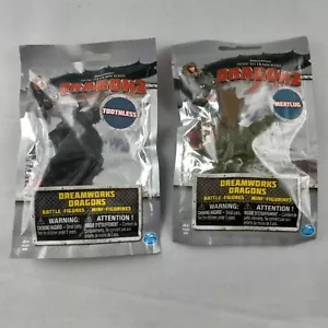 2014 Toothless & Meatlug Dreamworks How To Train Your Dragon 2 (HTTYD) (MiP) - Picture 1 of 8