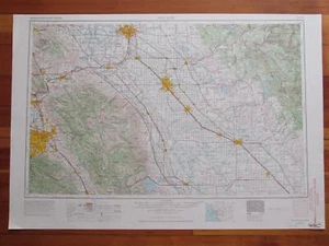 Mapa de ratón del USGS original vintage de San José California 1971 - Imagen 1 de 1