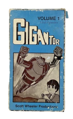 Gigantor Volume 1 (Delphi Wheeler 1964) Robot Anime 3 Episodes VHS Traders - Image 1 of 4