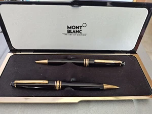 Montblanc Meiserstruck set penna a sfera , Matita portamine e Astuccio pelle - Imagen 1 de 7