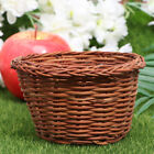Wooden Bamboo Flower Basket Desktop Props Easter Woven Bucket